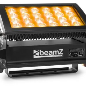 BeamZ Pro -  STAR-COLOR 360 PROYECTOR WASH, IP66.  Proyector profesional LED arquitectural24x 15W leds potentes 5-en-1 Distintos presets de color RGBWA