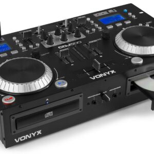 VONYX - CDJ500 DOBLE REPRODUCTOR CON AMPLIFICADOR CD/MP3/USB/BT