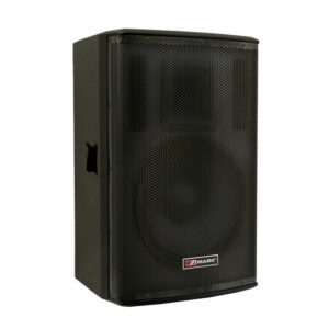 Mark - MP12 - Caja acústica pasiva de dos vías de 500 W. a 8 Ohm, compuesta de un altavoz de 12" y un motor de compresión de 1.34". Está construida en madera MDF