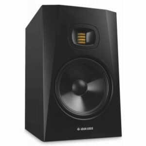 ADAM AUDIO - T8V - Monitor activo 2 vías tweeter U-ART 1.9' - Woofer de polipropileno de 8' y con bass-reflex posterior,  Control de respuesta EQ posterior - Potencia total RMS: 90 W