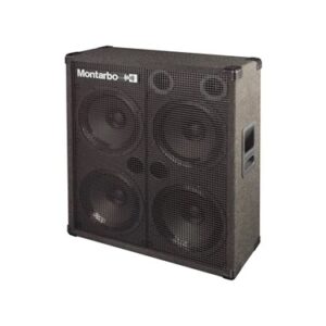 Montarbo - 299S - Altavoz pasivo de 2 vías con reflejo de graves, Esta caja polivalente está equipada con 4 altavoces bicónicos de 12" y 2 drivers de 1"