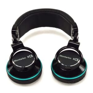 Montarbo - MDH-40 - Auriculares de estudio profesionales de 32 ohmios. Controladores de 40 mm Diseño ligero y flexible