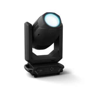 Cameo - AZOR® S2 -  Cabeza móvil LED Spot, LED de 300 W con un flujo luminoso de 11.000 lm Rango de zoom: 5° - 50 Mezcla de colores CMY Rueda de color adicional con 8 filtros de color dicroicos Rueda de gobos giratoria con 8 gobos de vidrio indexables/rotativos e intercambiables + abierta Rueda de gobos estática con 11 gobos + abierta