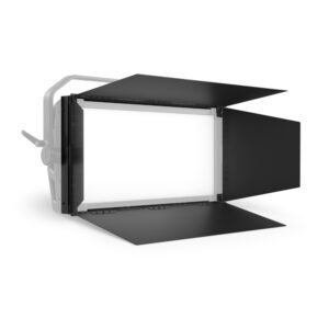 Cameo - S4 IP BARNDOOR - Puerta para S4 IP Softlight, Barndoor con 4 láminas regulables en intensidad Ángulo del haz de luz ajustable y flexible Coincide con el panel IP-Soft S4 (CLS4IP) Protege el exceso de luz