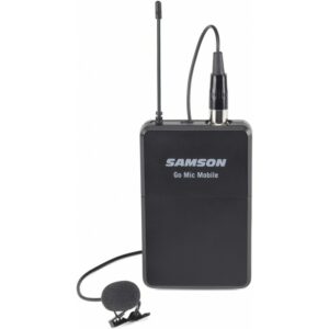 SAMSON - LM8 LAVALIER+BELTPACK TRANSMITER ONLY - El transmisor de petaca Go Mic Mobile® es el complemento perfecto para cualquier Samson Go Mic Mobile® system, el primer sistema de micrófono inalámbrico profesional del mundo para teléfonos inteligentes.