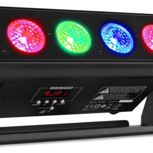 BeamZ -  BBB612 BARRA CON BATERIA 6X 12W, 6 x 12W 6-en-1 RGBAW-UV LEDs Caontrol de cada pixel individualmente Hasta 20 horas de operacion (dependiendo de la intensidad) Recarga rapida en solo 5 horas