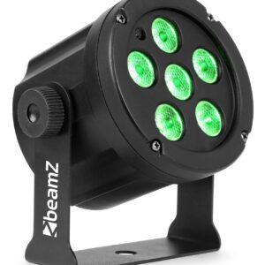 BeamZ - SLIMPAR30 RGB - 6x 3W 3-en-1 LEDs Mezcla de colores RGB Shows pre programados Autonomo