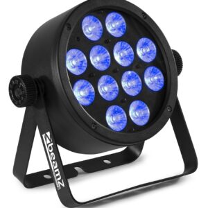 BeamZ Pro - BAC304 FOCO PAR LED ALUMINIO, 12 LEDs x 8W 4-en-1 RGBW mezcla de color 3, 4 o 8 canales DMX