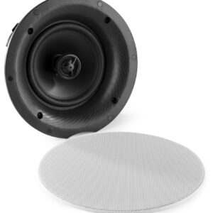 Power Dynamics -  FCS8 - ALTAVOCES DE TECHO DE BAJO PERFIL 100V 8" Output power: RMS 40W, Impedance	100V, 8 Ohm Tappings power (100V)	10W, 20W, 40W