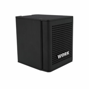 Work Pro - UDA 1 - Caja acústica pasiva 25 W @ 8 Ohm. IP 65. Recinto de aluminio.( Seleccionar Color blanco o negro). Soporte incluido.