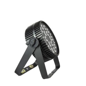 MARK - MKL 180 P RGBW - Foco PAR RGBW de 180W, tipo slim que incluye 18x LEDs RGBW (4 en 1) de 10W cada uno