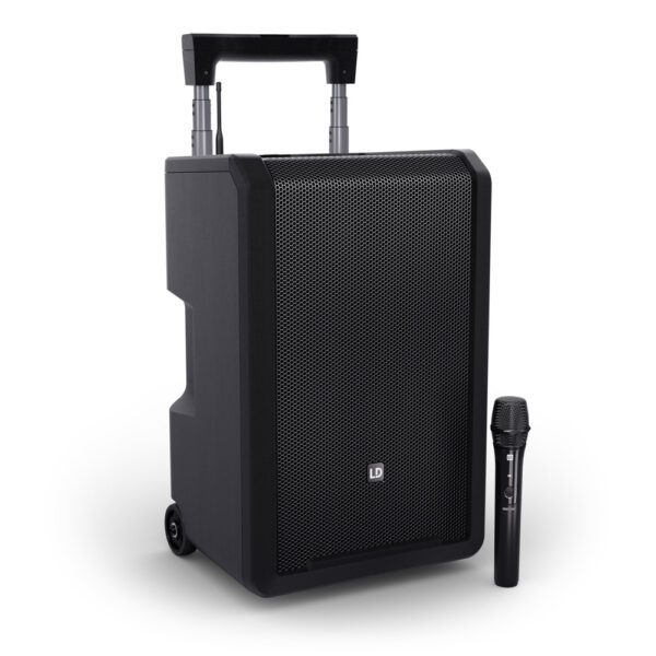 LD Systems -  ANNY® 10 HHD B5 - Altavoz PA Bluetooth® de 10″ con batería, mezclador y 1 micrófono inalámbrico