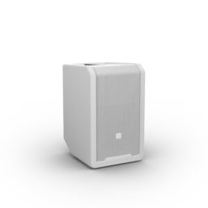 LD Sistemas - ANNY® 8W - Altavoz PA portátil Bluetooth® con batería y mezclador, Blanco Puro